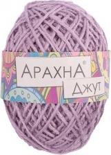 Товары для творчества, хобби Arachna Пряжа Jute №017 бледный сиреневый