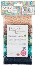 Товары для творчества, хобби Arachna Пряжа "Jute" Ассорти 100% джут 5 шт х 30 г 27 м ± 1 м № 10