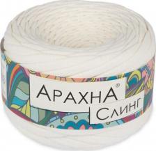 Товары для творчества, хобби Arachna Пряжа Sling Maxi 100% хлопок 4 шт. х 300 г +- 30 г 100 м +- 5 м N45 молочный