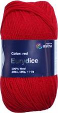 Товары для творчества, хобби Astra Premium Пряжа Эвридика, 100 % шерсть, 100 г, 200 м, 3 шт., 09 красный 200 м
