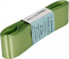 Товары для творчества, хобби Gamma Лента атласная однотонная 25мм, фасовка, 086, серо-зеленый, 100%полиэстер, 1шт