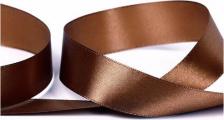 Товары для творчества, хобби Gamma Лента атласная однотонная 25мм, метражом, 100, темно-коричневый, 100%полиэстер, 1м