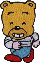 Товары для творчества, хобби Hobby&Pro Термоаппликация AD1003 Злой медвежонок