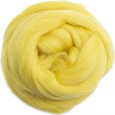 Товары для творчества, хобби Камтекс Лента для валяния полутонкая, 100% шерсть, 50гр (030 лимон)