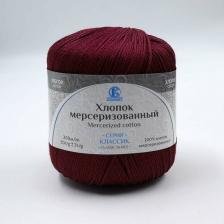 Товары для творчества, хобби Камтекс Пряжа Хлопок мерсеризованный вишня, 100%мерсеризованный хлопок, 200м, 50г, 1шт