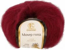 Товары для творчества, хобби Камтекс Пряжа Мохер голд брусника (88), 60%мохер/20%хлопок/20%акрил, 250м, 50г, 2шт