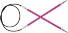 Товары для творчества, хобби KnitPro Спицы Knit Pro круговые Zing 47211, диаметр 5 мм, длина 150 см, общая длина 150 см, рубин