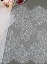 Товары для творчества, хобби Kruzhevo Кружево ширина 240 мм, цвет 01 белый, 3 м