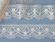 Товары для творчества, хобби Kruzhevo Кружево ширина 50 мм, молочный, 9 м