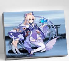 Товары для творчества, хобби Molly Картина по номерам 30х40 Геншин Кокоми (22 цвета) CHR0192