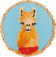 Товары для творчества, хобби Panna Набор для вышивания JK-2188 Брошь. Лама Патрик