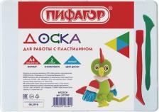 Товары для творчества, хобби Пифагор Доска для лепки А4, 280х200 мм, белая, 2 стека, 227397, (10 шт.)