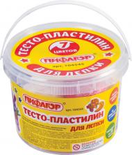 Товары для творчества, хобби Пифагор Тесто для лепки 7 цветов, 420 г