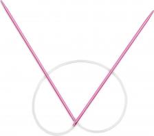 Товары для творчества, хобби Pony Спицы вязальные круговые Colour, 54001, алюминий, красный, 2 мм*40 см