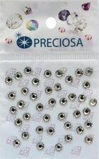 Товары для творчества, хобби Preciosa 438-11-612 Стразы термоклеевые Crystal SS16 40 шт