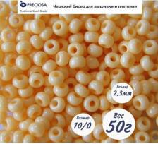 Товары для творчества, хобби Preciosa Бисер 10/0, 50 грамм, цвет: 03283 оранжевый