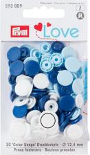 Товары для творчества, хобби Prym Кнопки Love Color Snaps, красный/розовый 12мм, 30шт, 393002