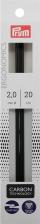 Товары для творчества, хобби Prym Спицы чулочные 'Ergonomics Carbon Technology', 194220, 2 мм*20 см, 5 шт