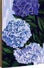 Товары для творчества, хобби Школа талантов Картина по номерам на холсте с подрамником "Гортензии" 20 х 30 см