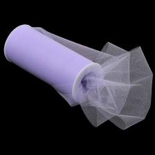 Товары для творчества, хобби TBY Фатин средней жесткости в шпульках,100% нейлон, арт..C шир.150мм цв.13 сирень уп.22.86м