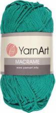 Товары для творчества, хобби YarnArt Пряжа Macrame морская волна (158), 100%полиэстер, 130м, 90г, 3шт