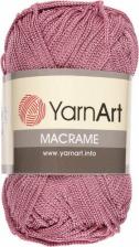 Товары для творчества, хобби YarnArt Пряжа Macrame сухая роза (141), 100%полиэстер, 130м, 90г, 1шт