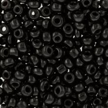 Товары для творчества, хобби Zlatka Бисер декоративный 0049 матовый черный 10 г