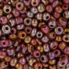 Товары для творчества, хобби Zlatka Бисер круглый 10 штх10 г, № 0406, шоколадный