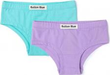 Трусы для девочки Button Blue Трусы детские 223BBGU93011200, бирюзовый; фиолетовый, 122
