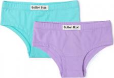Трусы для девочки Button Blue Трусы детские 223BBGU93011200, бирюзовый; фиолетовый, 152