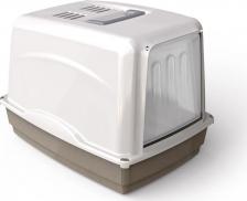 Туалет для кошек Georplast Туалет закрытый для кошек Вики, 54х39х39 см, бежевый
