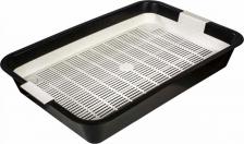 Туалет для кошек Yami-Yami гигиена Туалет-лоток M с сеткой, 25*40см (2900), 0,375 кг