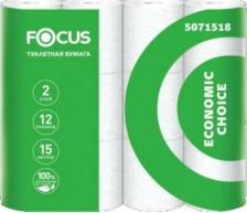 Туалетная бумага Focus Бумага туалетная Economic Choice, 2-х слойная, 12шт [5071518]