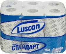 Туалетная бумага Luscan Бумага туалетная Standart 2сл бел вторичн втул 21,88м 175л 12рул/уп