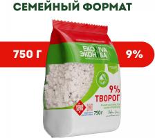 Творог ЭкоНива Творог рассыпчатый 9%, 750 г