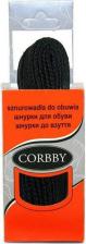 Шнурки Corbby шнурки плоские 90 см. Хлопок 100%. Черные