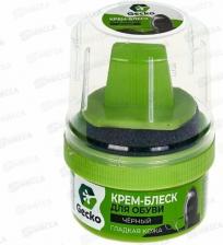 Крем Gecko Крем-блеск для обуви черный 1 штука