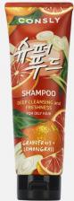Шампунь Consly Шампунь для волос Глубоко очищающий шампунь с экстрактами грейпфрута и лемонграсса Deep Cleansing and Freshness 250