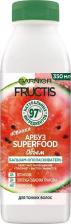 Бальзам Garnier Бальзам для волос Fructis бальзам-ополаскиватель "Фруктис, Superfood Арбуз", объем, для тонких волос, 350 мл