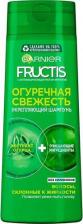 Шампунь Garnier Fructis Шампунь для волос "Фруктис, Огуречная Свежесть", укрепляющий, для волос, склонных к жирности, 400 мл, с экстрактом огурца