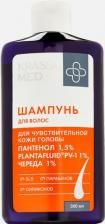 Шампунь Krassa Шампунь для волос MED Шампунь для чувствительной кожи головы ПАНТЕНОЛ+ЧЕРЕДА