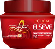 Маска L'Oreal Elseve Маска для волос "Эльсев, Эксперт Цвета", для окрашенных и мелированных волос, 300 мл