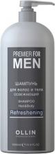 Ollin Professional Шампунь для волос и тела освежающий Shampoo Hair&Body Refreshening, 1000 мл – фото 3