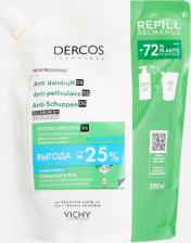 Шампунь Vichy Рефил Шампуня против перхоти для жирной кожи головы Dercos 390 мл