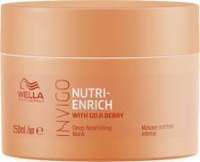 Уход за волосами Wella Маска для волос питательная Invigo Nutri-Enrich мусс-маска с экстрактом хлопка 150 мл