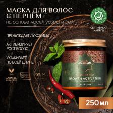 Маска Zeitun Маска для роста волос, от выпадения, питательная, укрепляющая, увлажняющая, маска для волос с перцем, 250 мл 4660048359827
