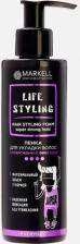Пенка Markell Пенка для укладки волос Life Styling суперсильная фиксация, 195 мл