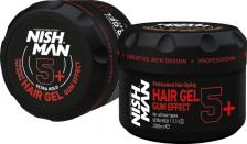 Гель Nishman Укладка и стайлинг Гель для укладки волос HAIR GEL 5+ Gum Effect Ultra Hold 300