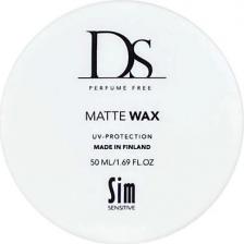 Воск Sim Sensitive Ds Воск для укладки волос подвижной фиксации Matte Wax 50 мл