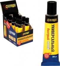 Универсальный клей Секунда Клей секундный универсальный прозрачный 30 мл